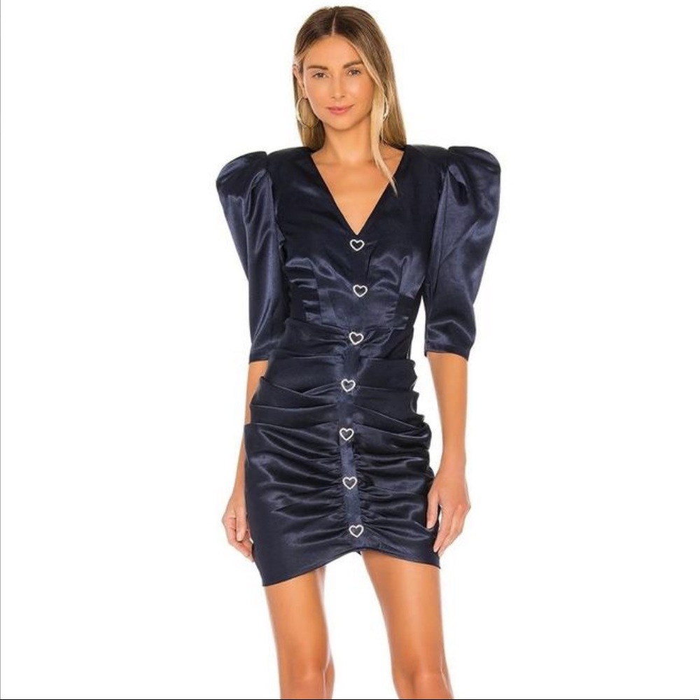 Bronx & Banco Blue Jana Mini Cocktail Dress size large NWT